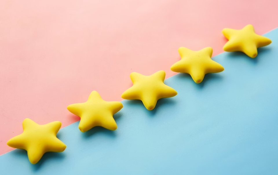 5-star reviews