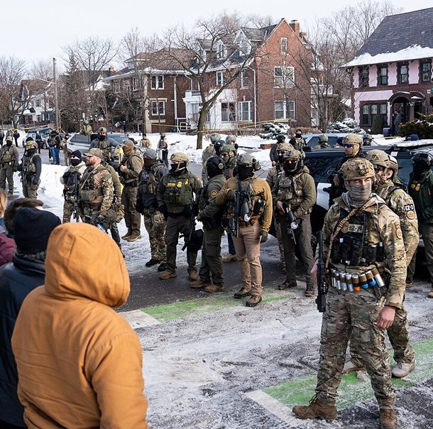 ICE agents meet Minnesota residents