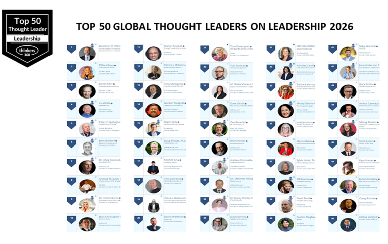 Top 50 Global Thought Leaders and Influencers on Leadership 2026