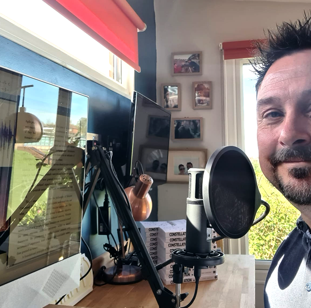 The audiobook recording for Constellation