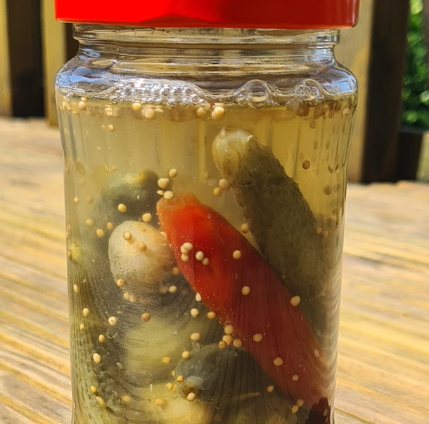 Gherkin jar