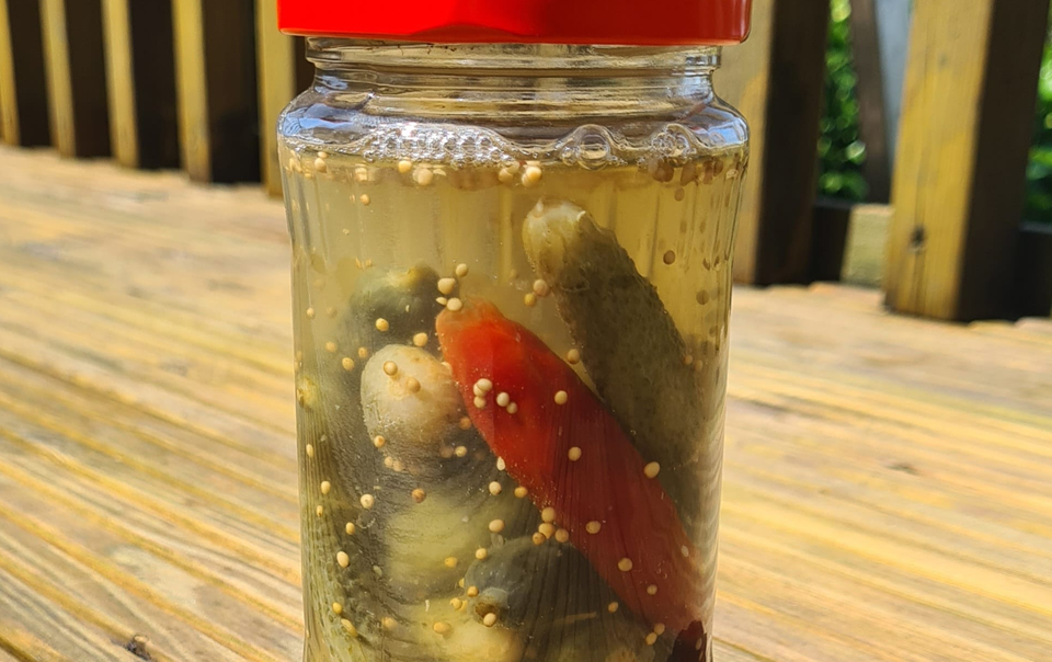 Gherkin jar